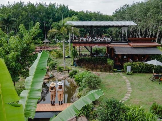 ไร่นาบัวหลวง คาเฟ่ & ฟาร์มสเตย์ Raina Bualuang Cafe & Farm Stay Ban Na No Kültér fotó